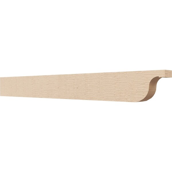 Ekena Millwork 2in. W x 4in. H x 36in. L Del Monte Woodgrain TimberThane Rafter Tail, Primed Tan RFTUR02X04X36DELRCPR - main